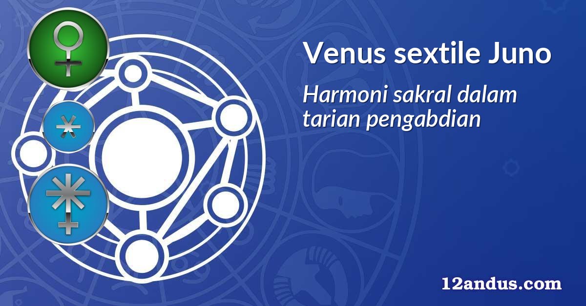 Venus sextile Juno