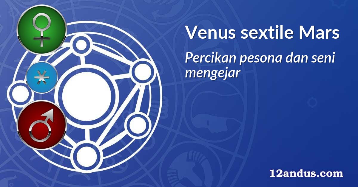 Venus sextile Mars
