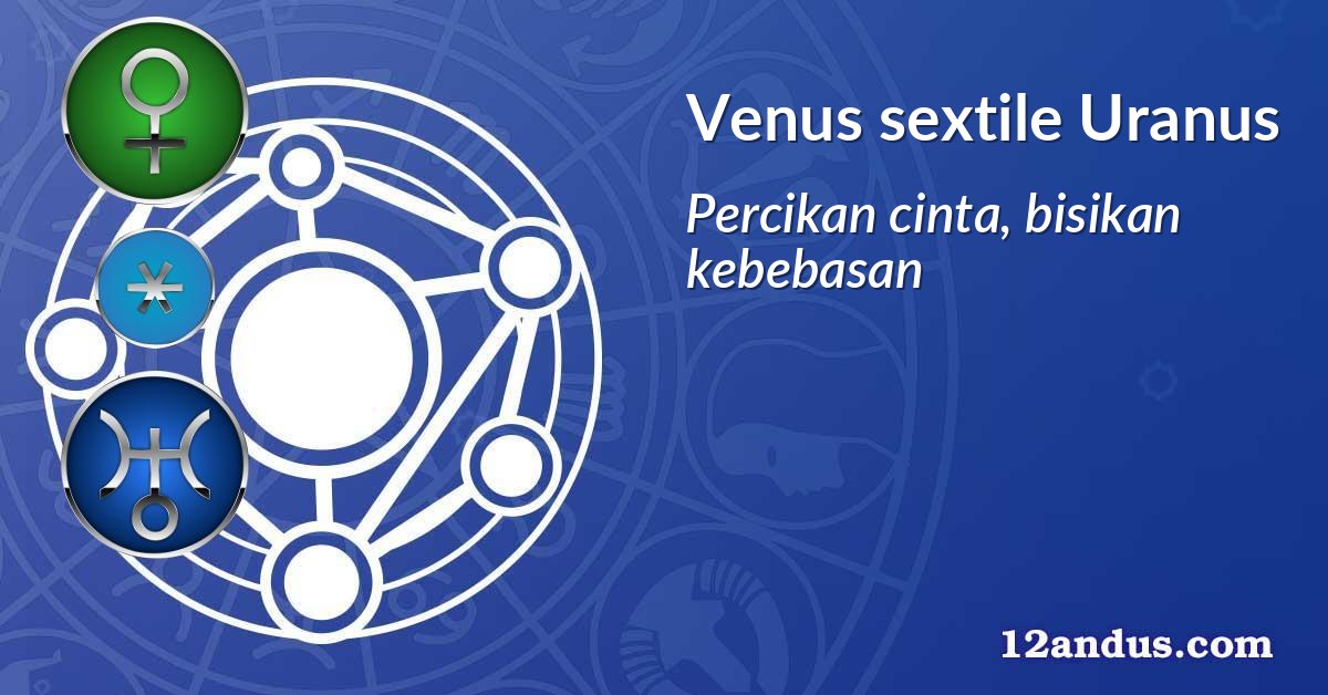 Venus sextile Uranus