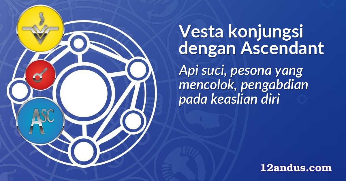 Vesta konjungsi dengan Ascendant
