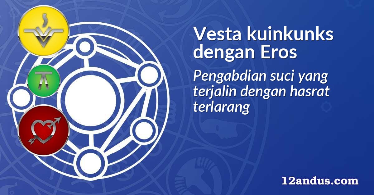 Vesta kuinkunks dengan Eros