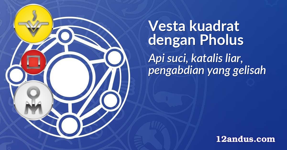 Vesta kuadrat dengan Pholus