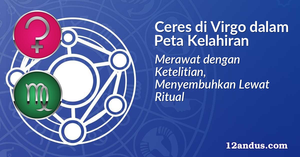 Ceres di Virgo dalam Peta Kelahiran