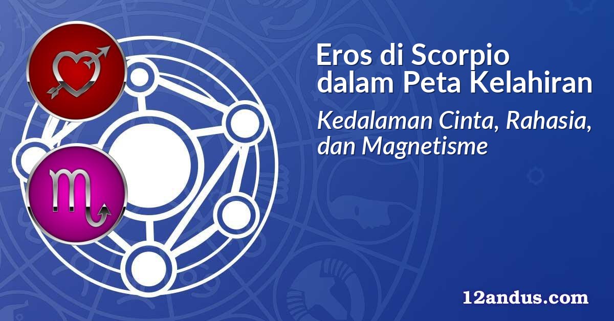 Eros di Scorpio dalam Peta Kelahiran
