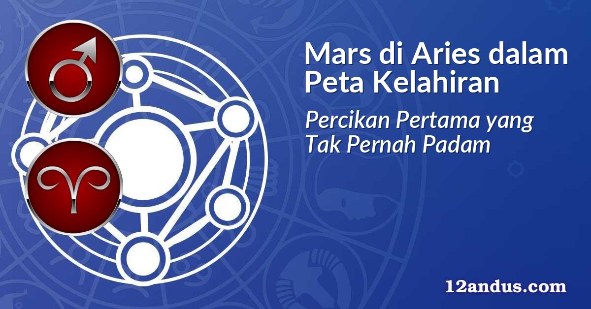 Mars di Aries dalam Peta Kelahiran