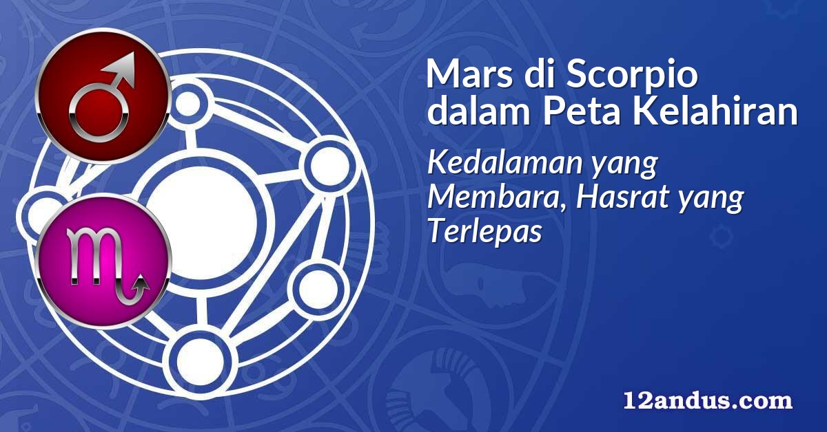 Mars di Scorpio dalam Peta Kelahiran