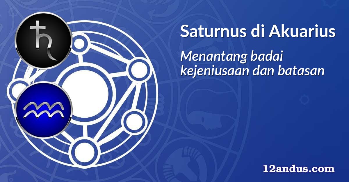 Saturnus di Akuarius