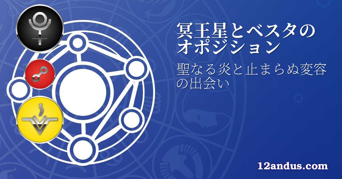 冥王星とベスタのオポジション