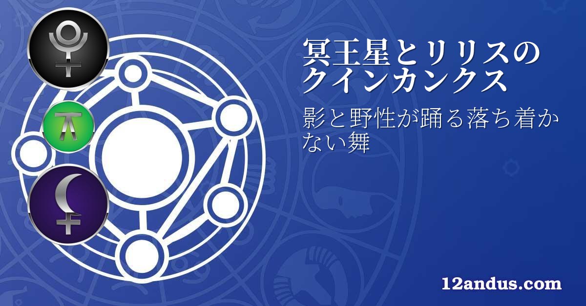 冥王星とリリスのクインカンクス