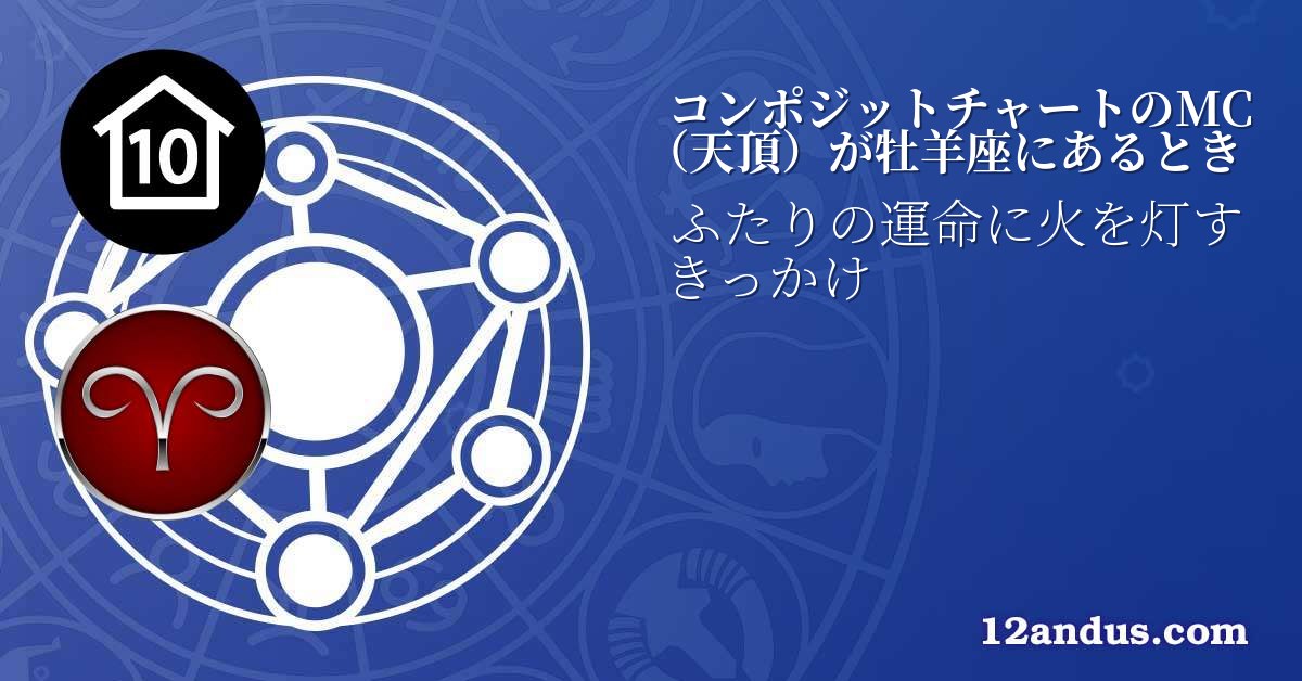コンポジットチャートのMC(天頂)が牡羊座にあるとき