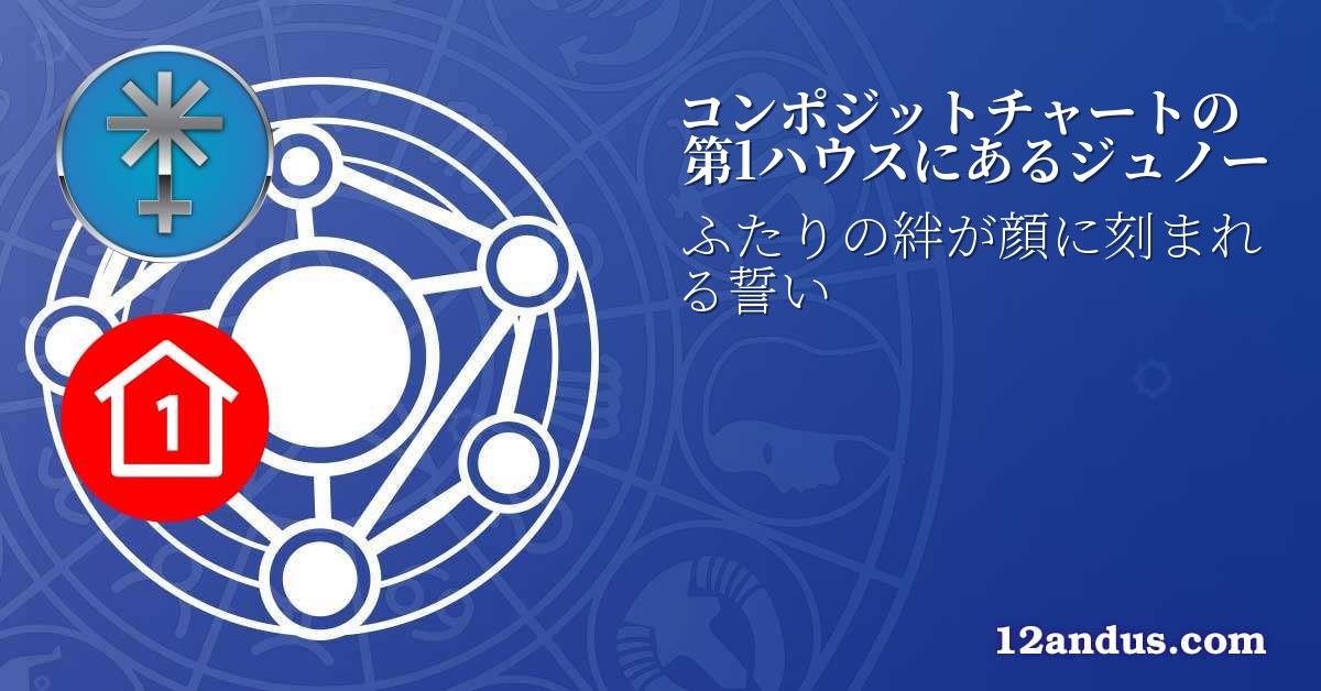 コンポジットチャートの第1ハウスにあるジュノー