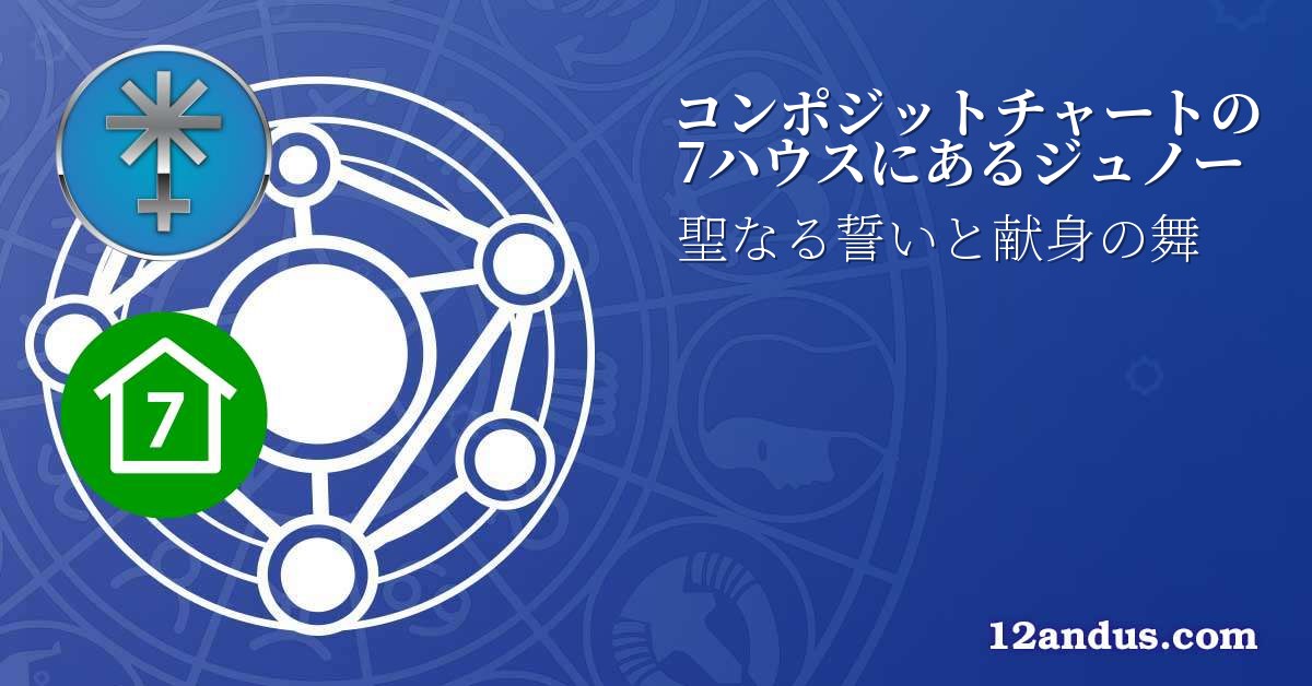 コンポジットチャートの7ハウスにあるジュノー