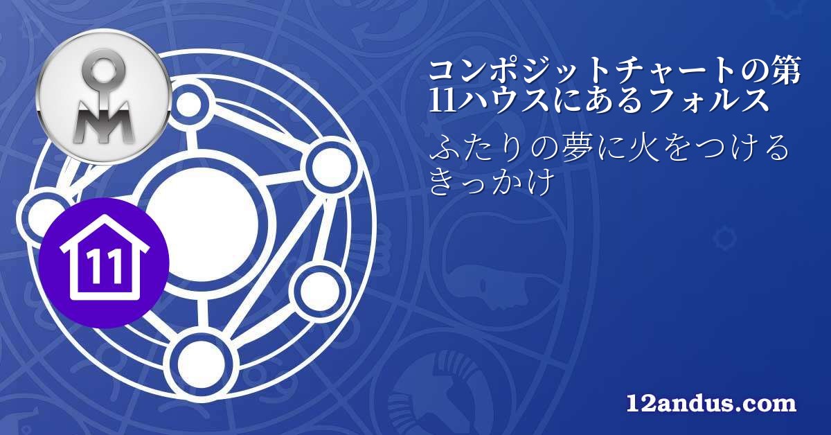 コンポジットチャートの第11ハウスにあるフォルス