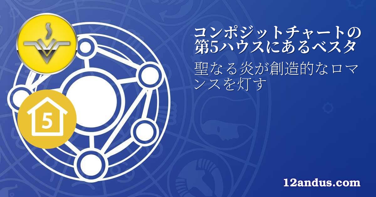 コンポジットチャートの第5ハウスにあるベスタ