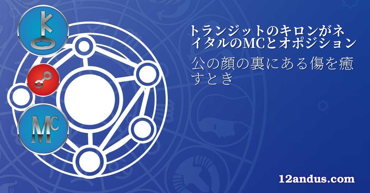 トランジットのキロンがネイタルのMCとオポジション