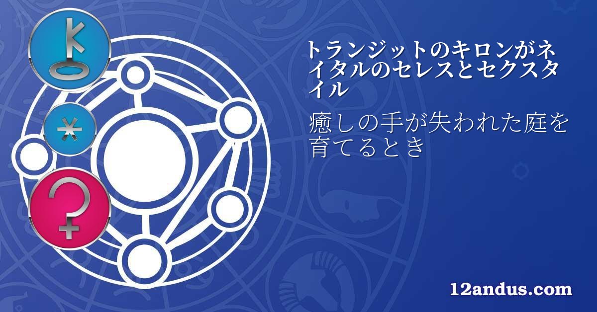 トランジットのキロンがネイタルのセレスとセクスタイル