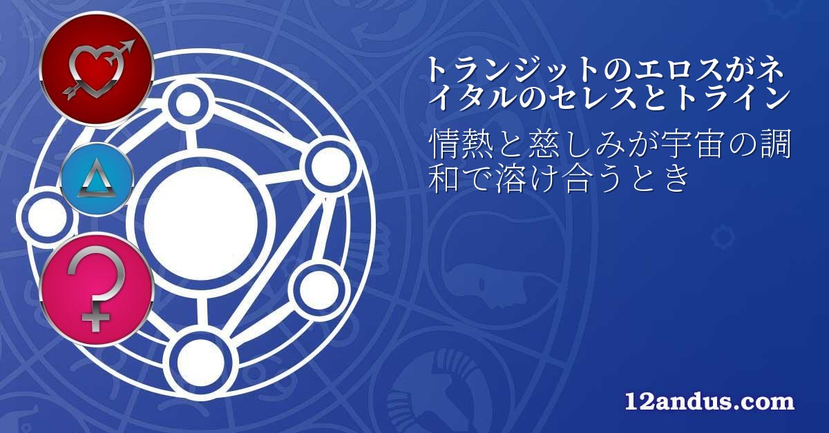 トランジットのエロスがネイタルのセレスとトライン