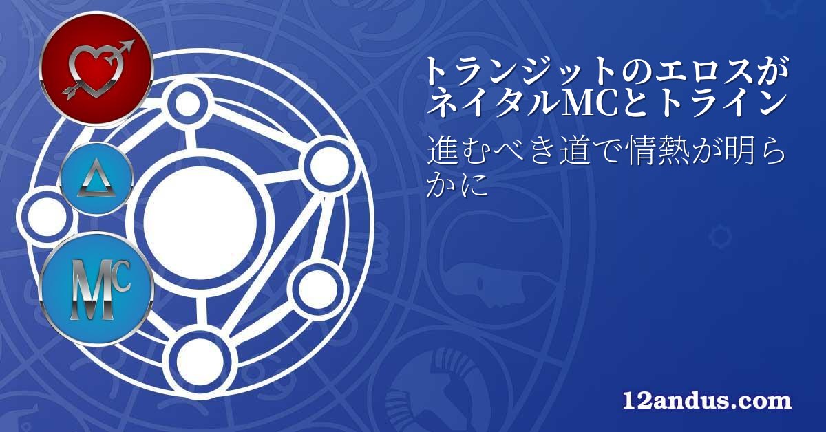 トランジットのエロスがネイタルMCとトライン