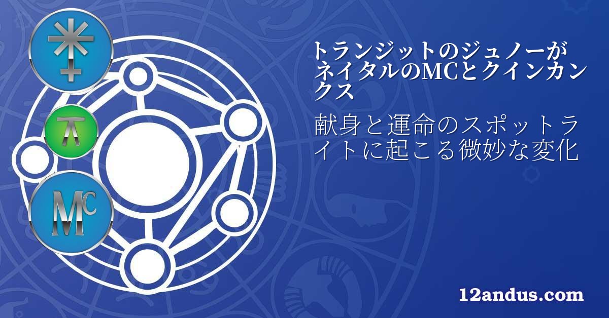 トランジットのジュノーがネイタルのMCとクインカンクス