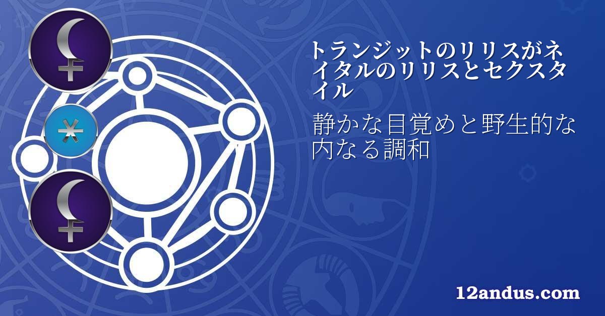 トランジットのリリスがネイタルのリリスとセクスタイル