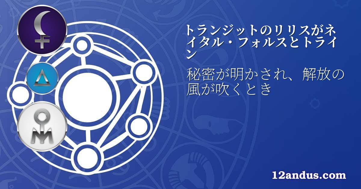 トランジットのリリスがネイタル・フォルスとトライン