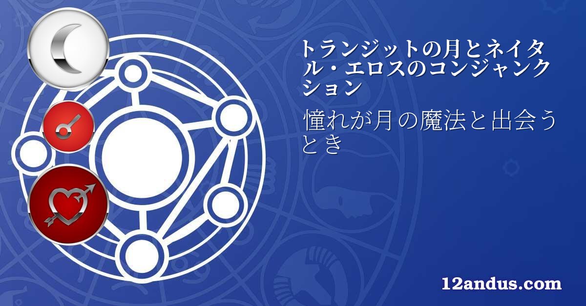 トランジットの月とネイタル・エロスのコンジャンクション