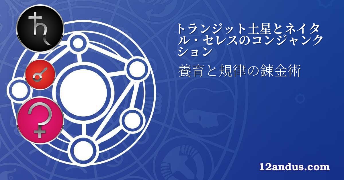 トランジット土星とネイタル・セレスのコンジャンクション