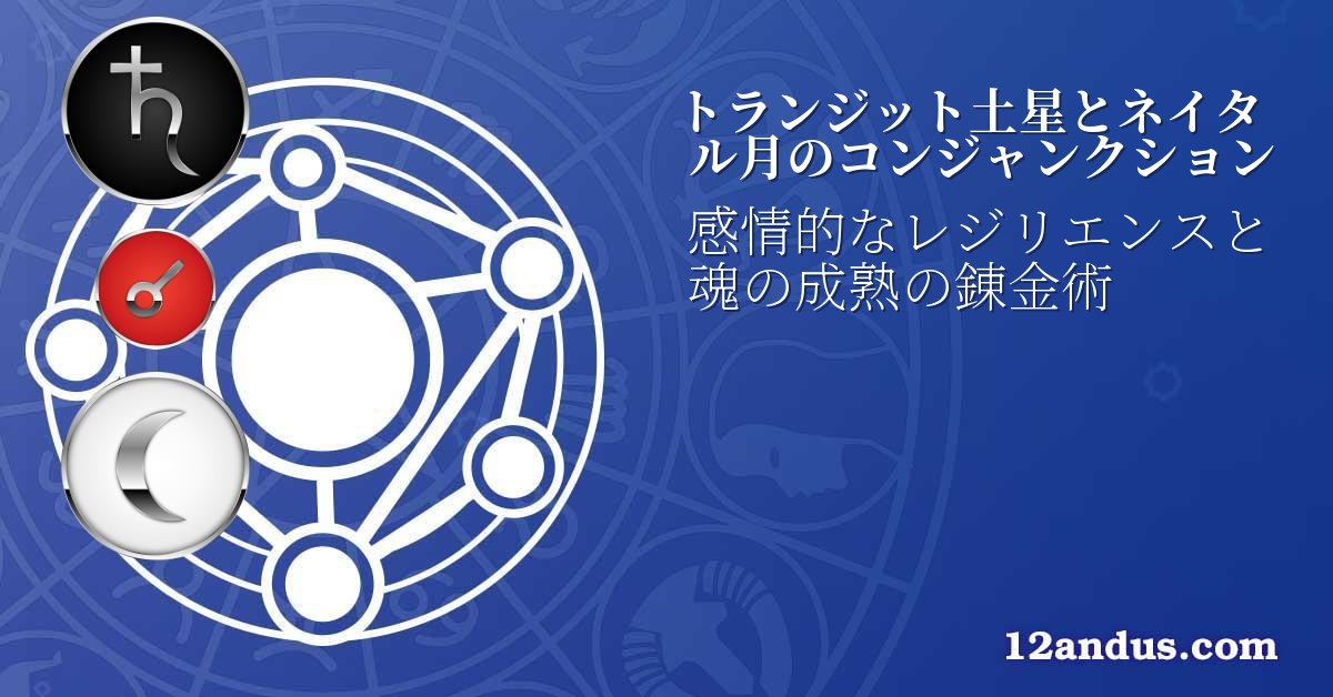 トランジット土星とネイタル月のコンジャンクション