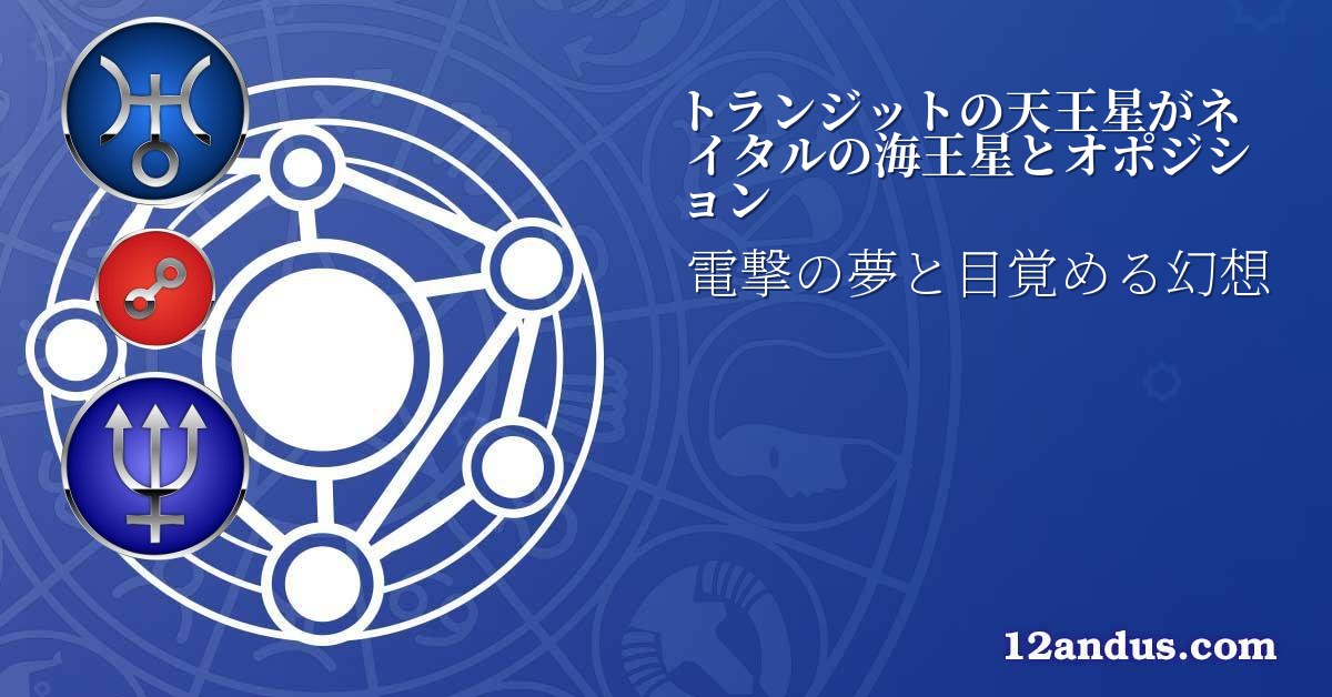トランジットの天王星がネイタルの海王星とオポジション