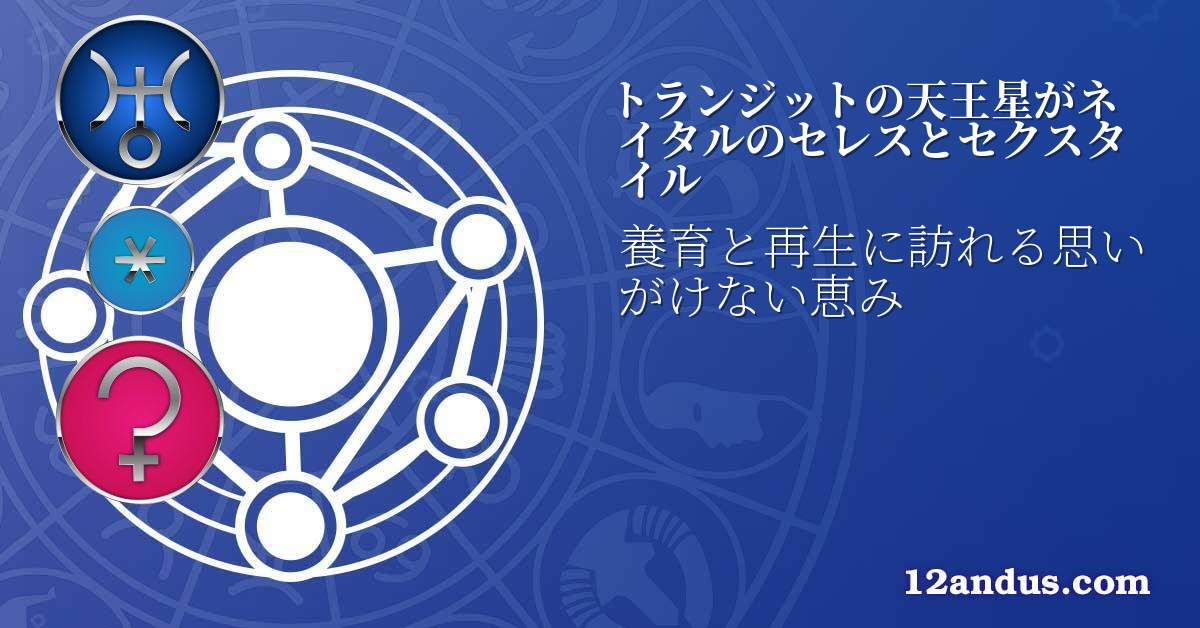 トランジットの天王星がネイタルのセレスとセクスタイル