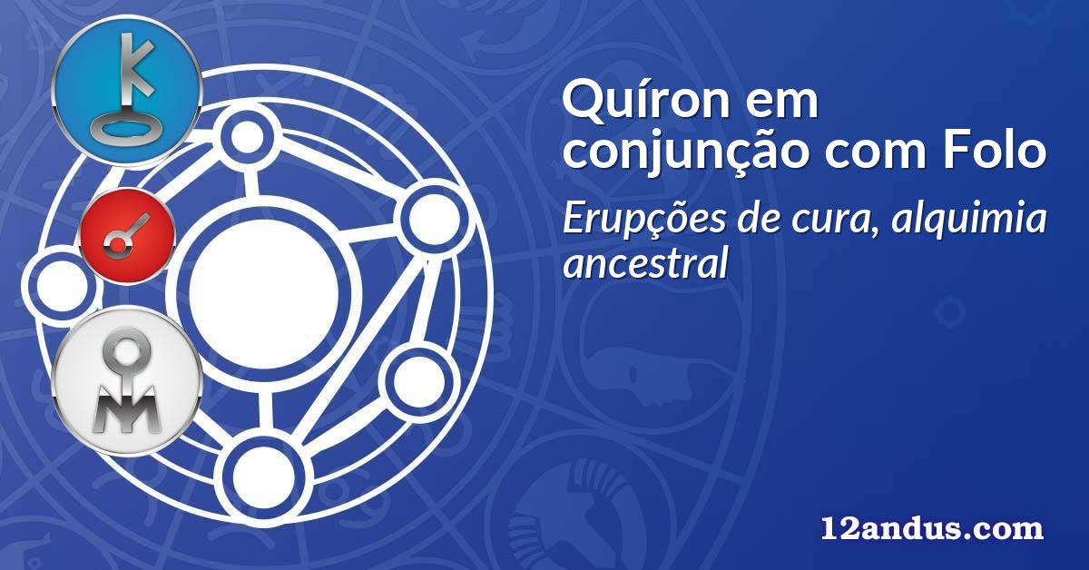 Quíron em conjunção com Folo