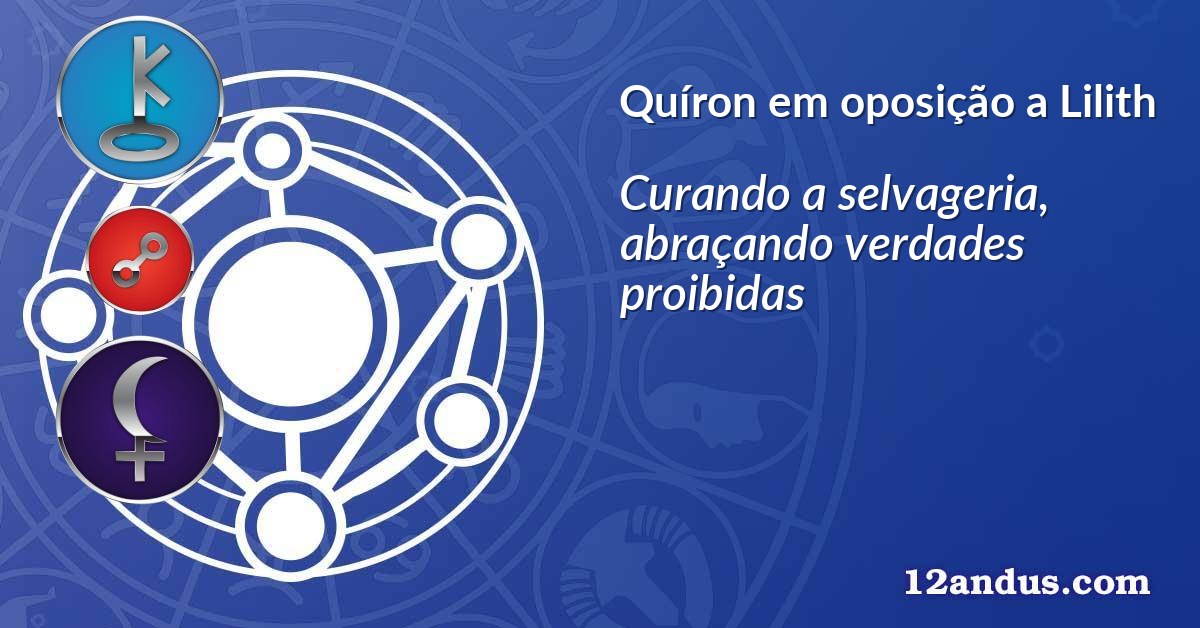 Quíron em oposição a Lilith