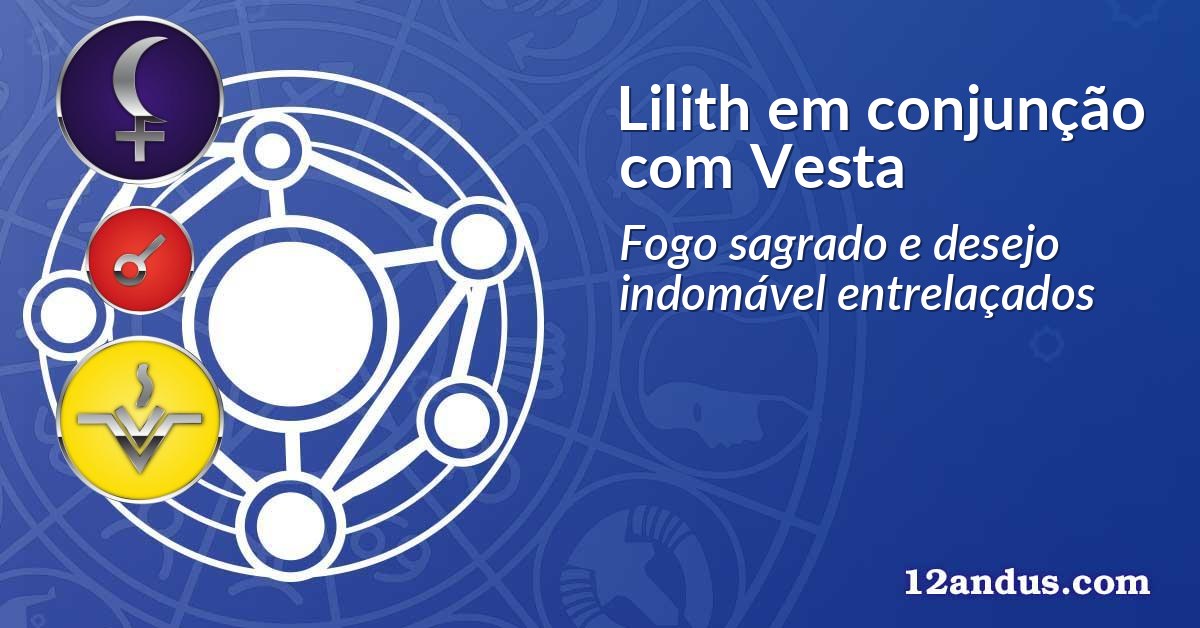 Lilith em conjunção com Vesta