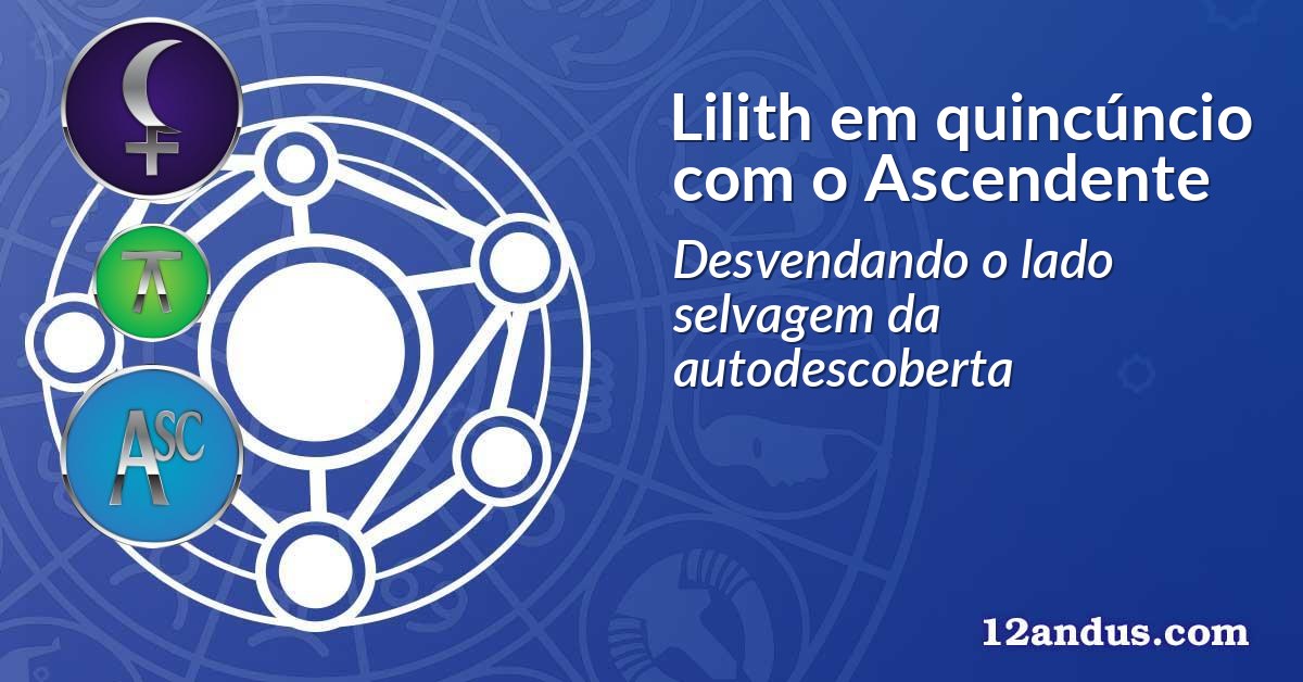 Lilith em quincúncio com o Ascendente