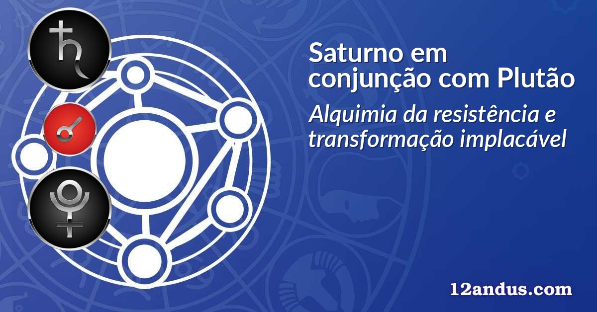 Saturno em conjunção com Plutão