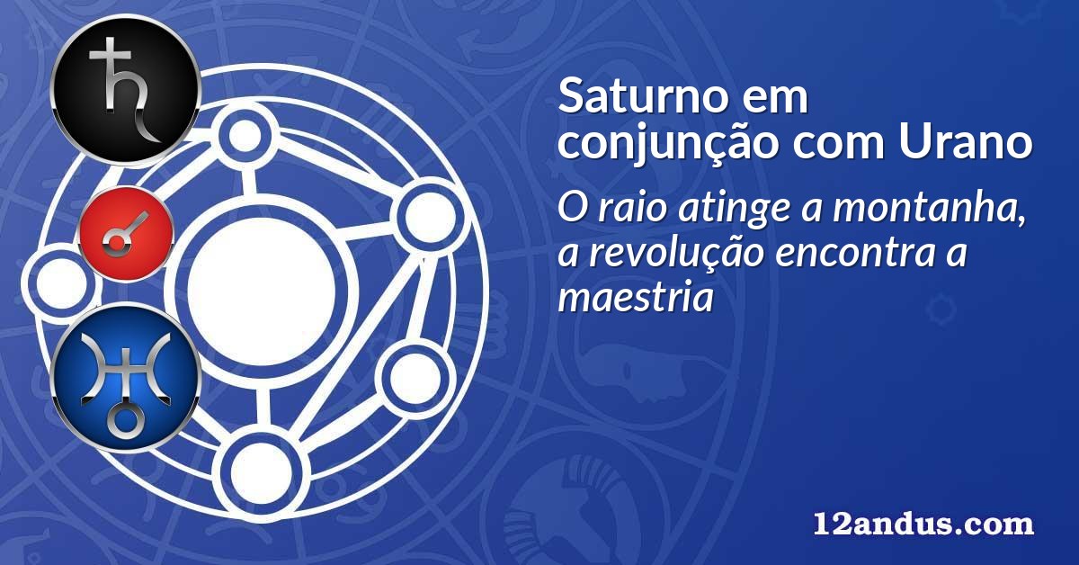 Saturno em conjunção com Urano