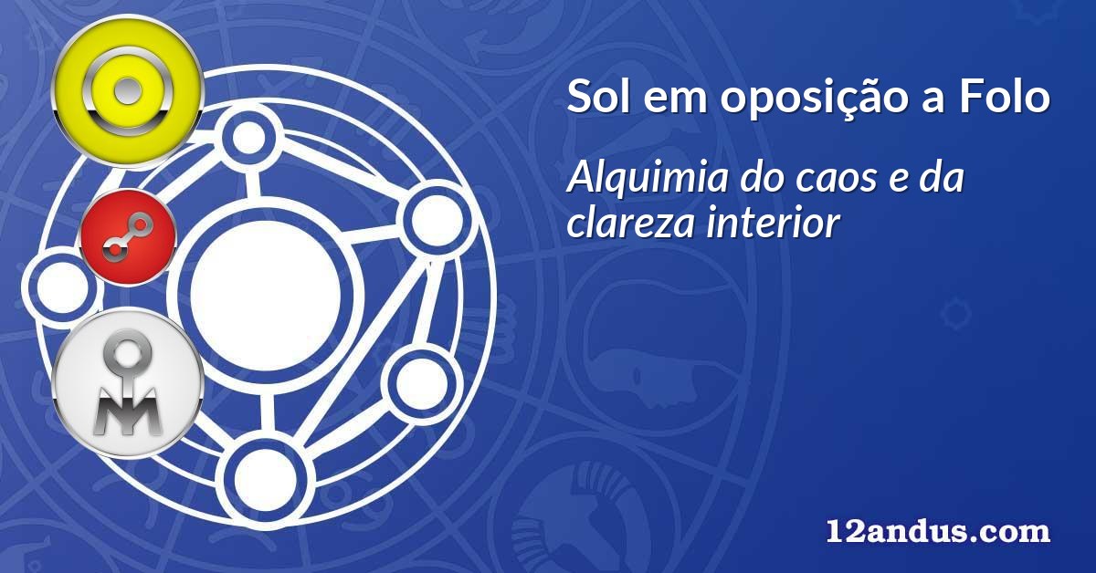 Sol em oposição a Folo