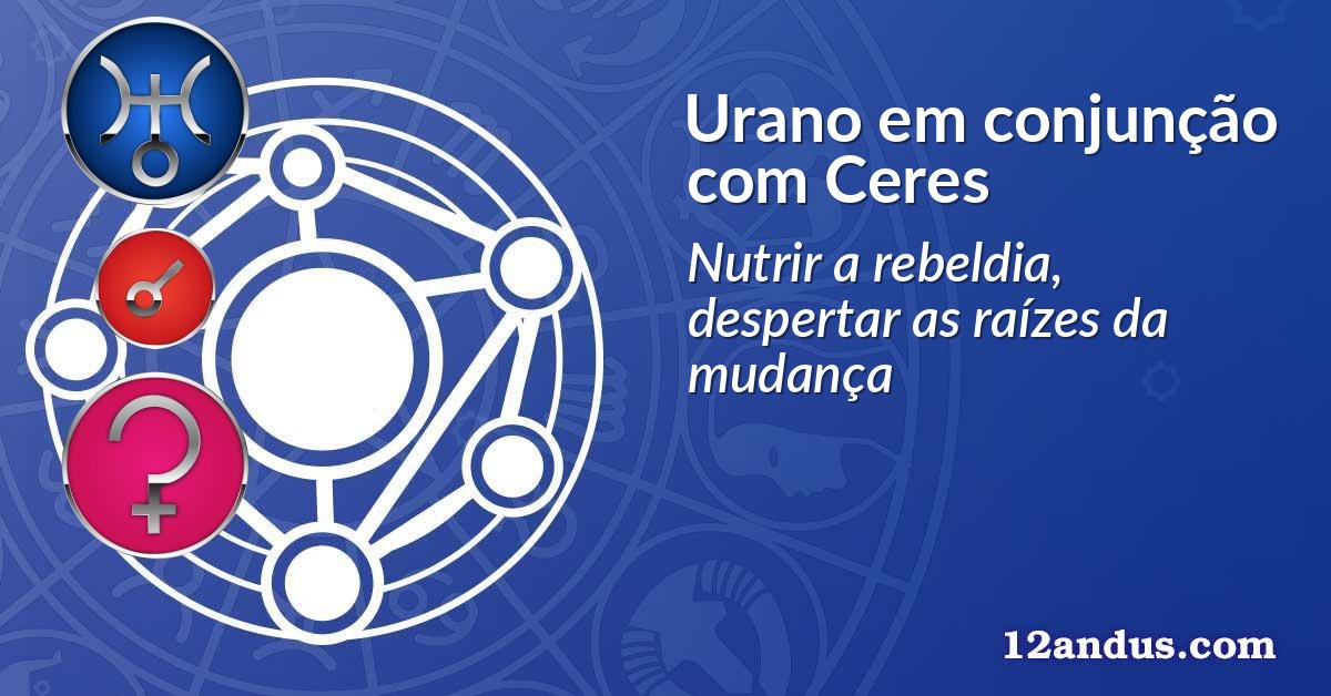 Urano em conjunção com Ceres