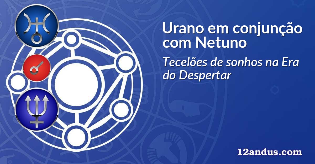 Urano em conjunção com Netuno