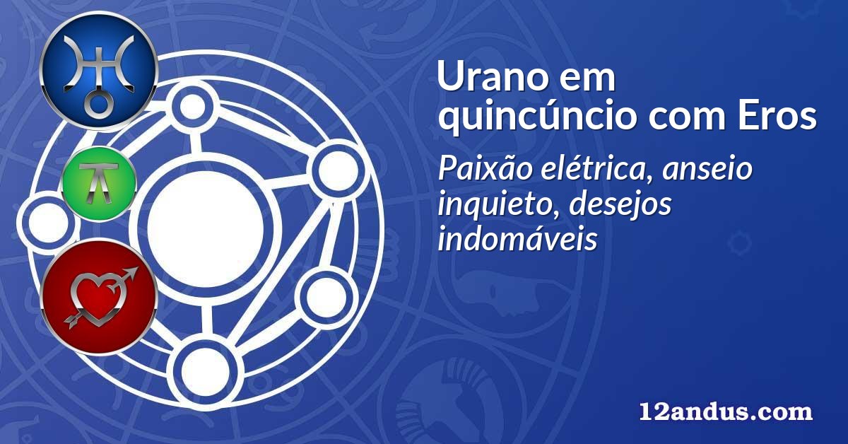 Urano em quincúncio com Eros
