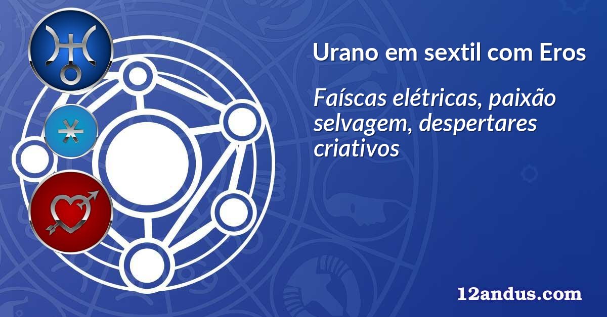 Urano em sextil com Eros