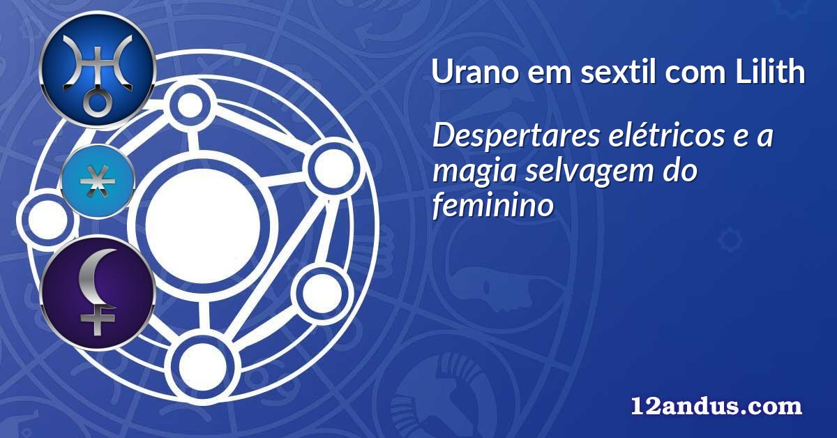 Urano em sextil com Lilith