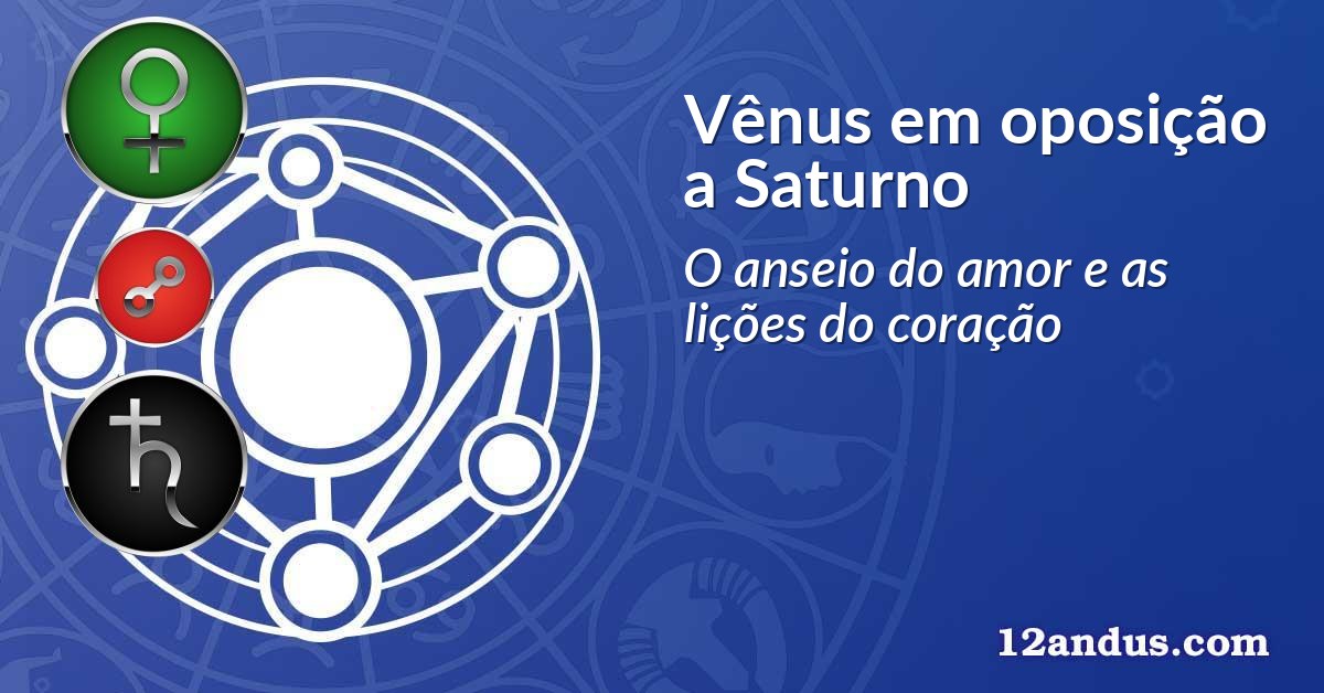 Vênus em oposição a Saturno