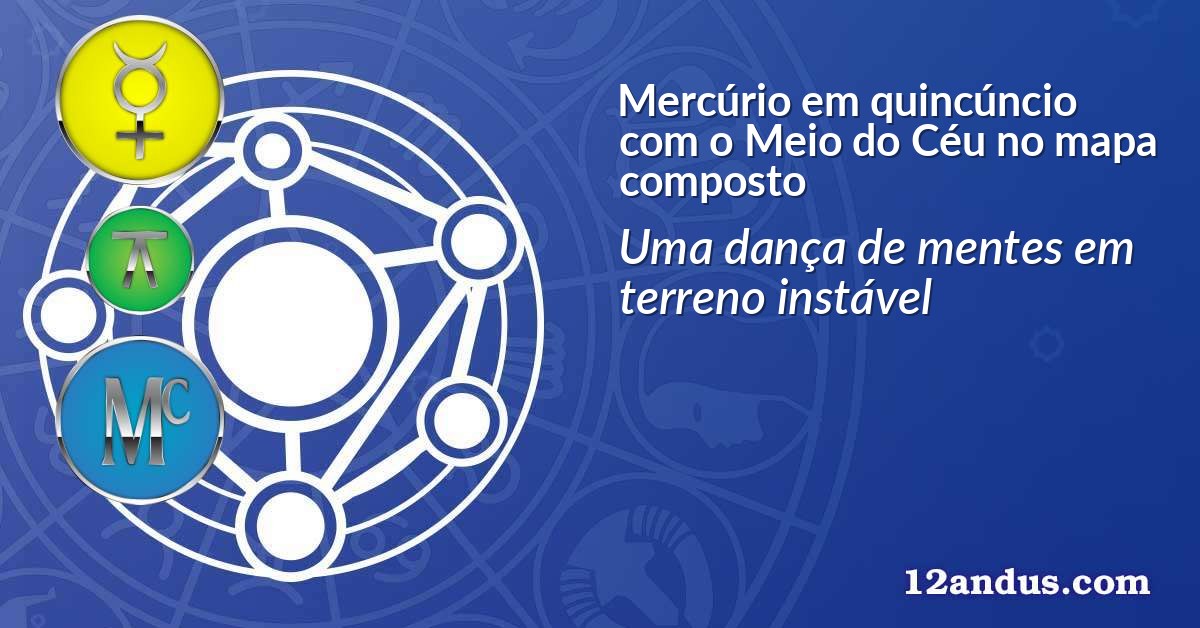 Mercúrio em quincúncio com o Meio do Céu no mapa composto