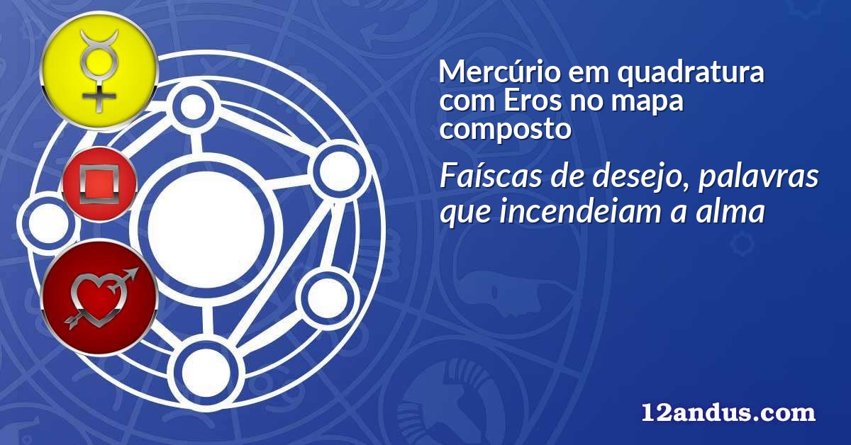 Mercúrio em quadratura com Eros no mapa composto