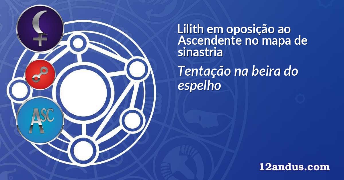 Lilith em oposição ao Ascendente no mapa de sinastria