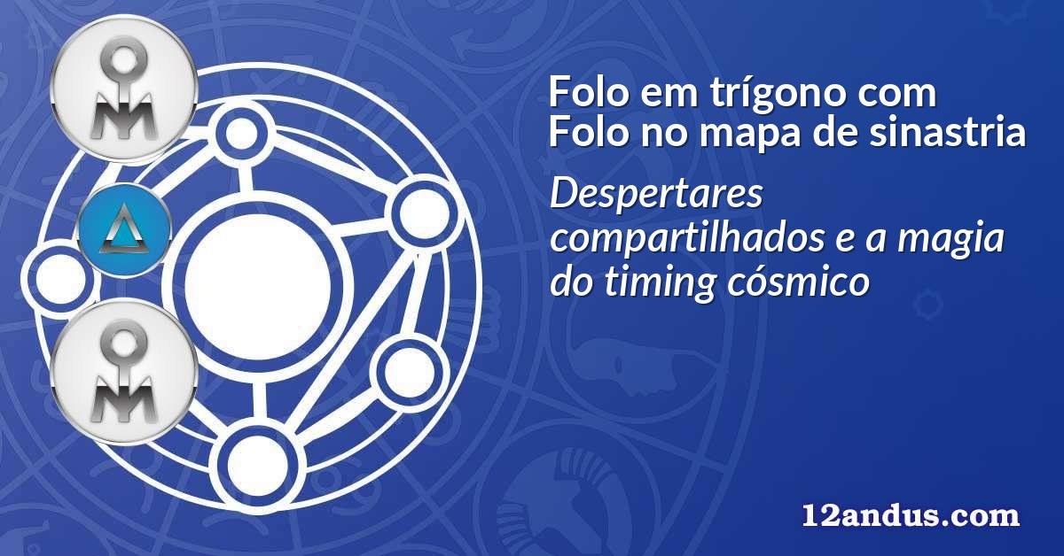 Folo em trígono com Folo no mapa de sinastria