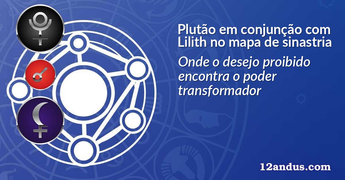 Plutão em conjunção com Lilith no mapa de sinastria