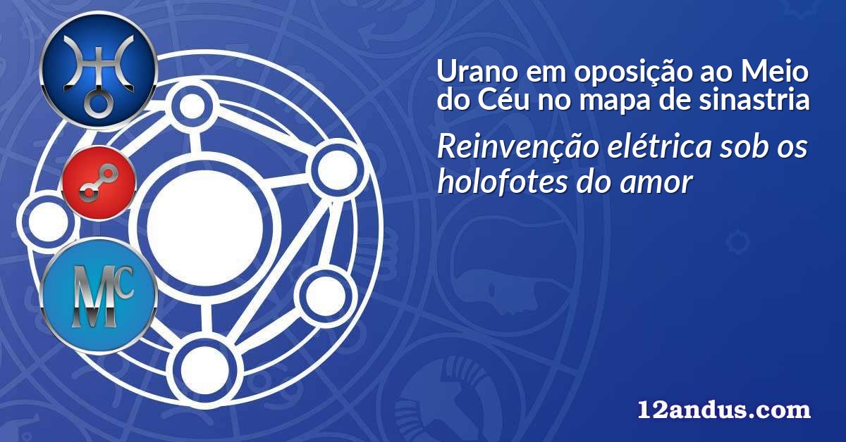 Urano em oposição ao Meio do Céu no mapa de sinastria