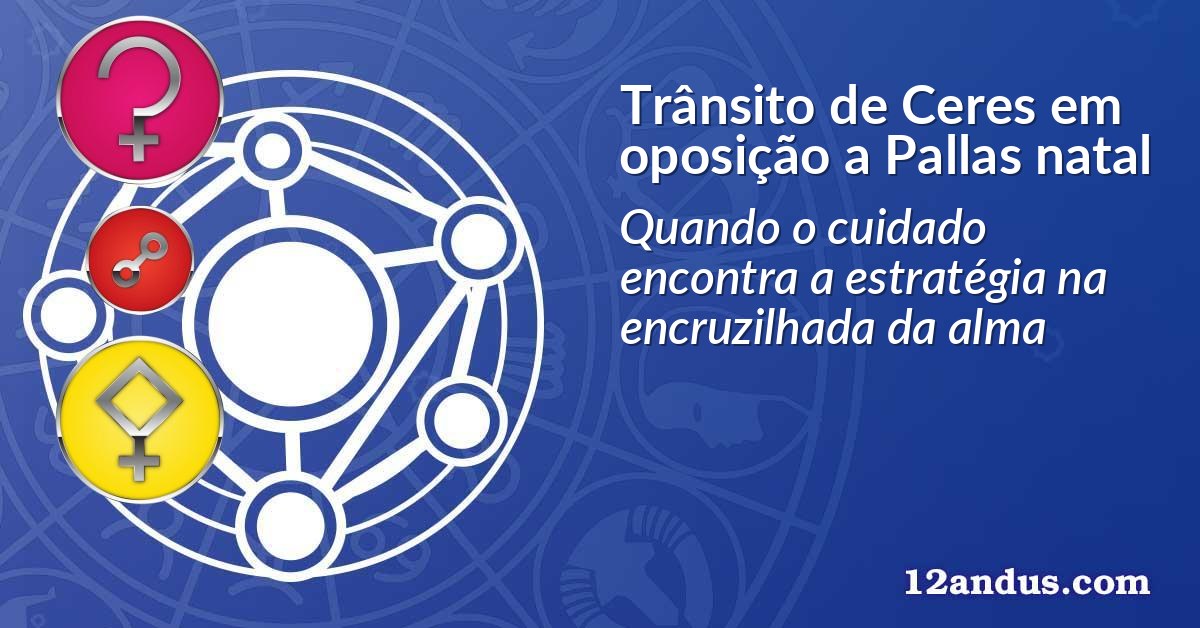 Trânsito de Ceres em oposição a Pallas natal